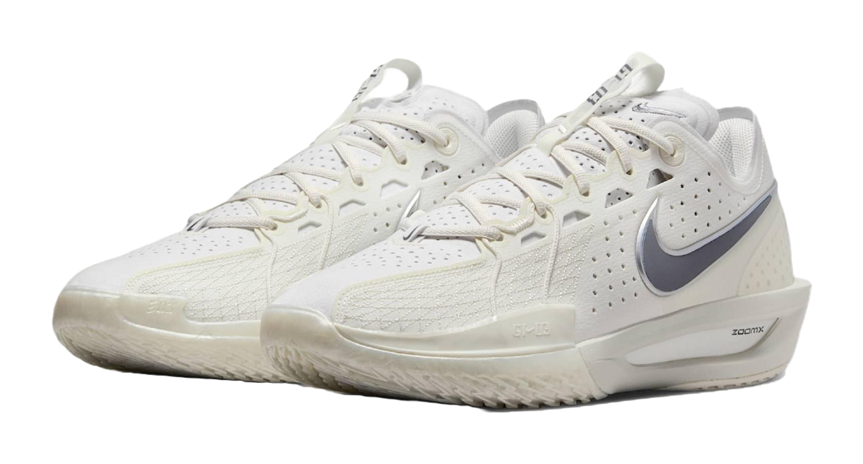 Nike Air Zoom G.T. Cut 3 EP "Sail Smoke Grey" - Basketball Shoes Men's White  vjsneaker.com