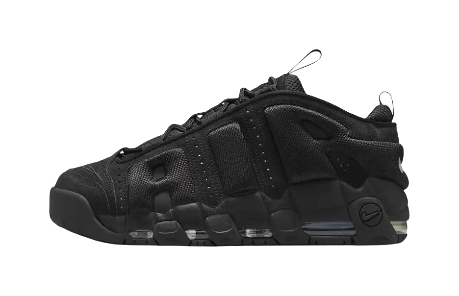 Nike Air More Uptempo Low top Vintage Basketball Shoes Unisex Black  VJSNEAKER