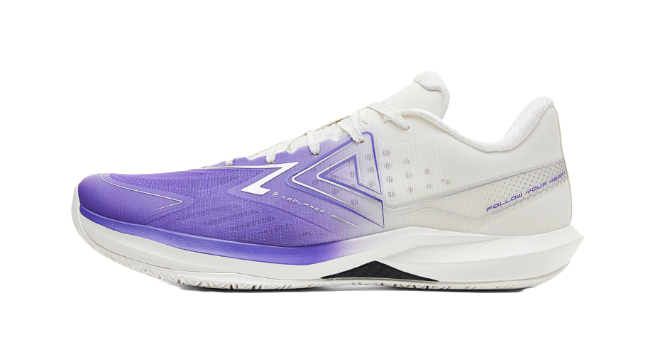 PEAK TaiChi Qing Ling Light Spirit 4.0 "Awakening Purple" DA2630041 - Basketball Shoe Unisex Ivory White Purple