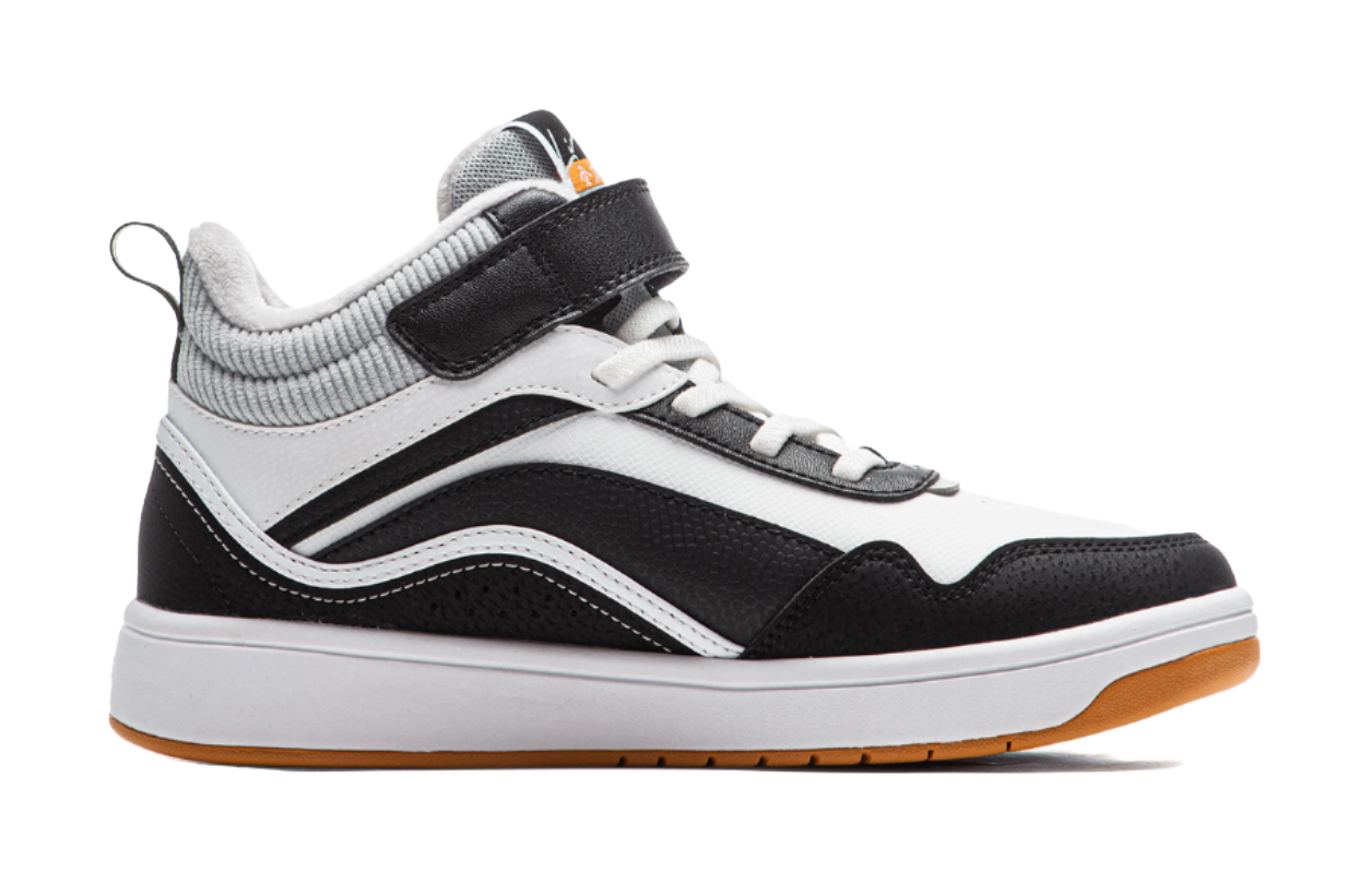 Li Ning YOUNG Sports Life Collection Synthetic Leather Trendy Slip Resistant Cushioning Rebound Thermal High top  VJSNEAKER