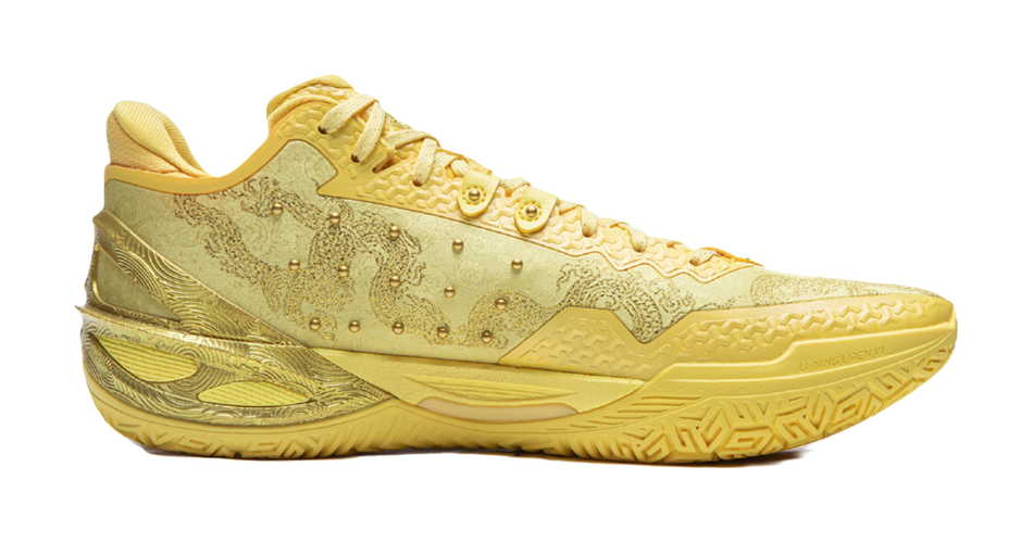 Li-Ning Liren 6 "Scale Armor" ABAV095-4 - Basketball Shoe Unisex Yellow Gold