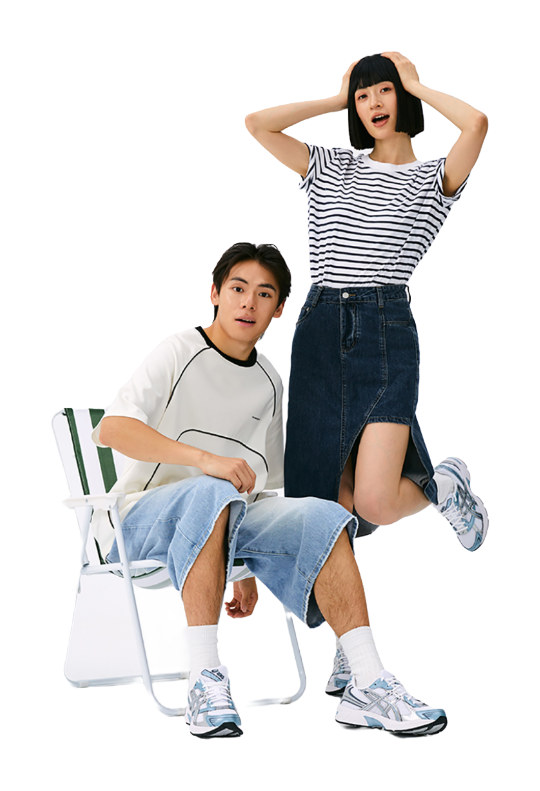 ASICS Gel 1130 White Shark Skin  vjsneaker.com