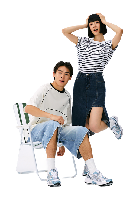 ASICS Gel 1130 White Shark Skin  vjsneaker.com