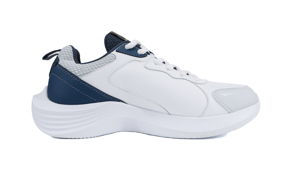 QIAODAN Light Run Speed Waterproof Low top Casual Running Shoes Men's Jordan White Gray Silver 