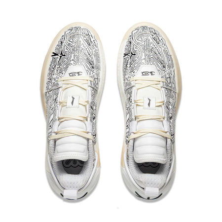 Li-Ning Wade All City 12 Encore "Team No Sleep" ABAU051-4 - Basketball Shoes Men White Black