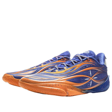 Li-Ning Wade 808 5 Ultra V2 'Jay Flow' - Basketball Shoes Blue Orange  vjsneaker.com