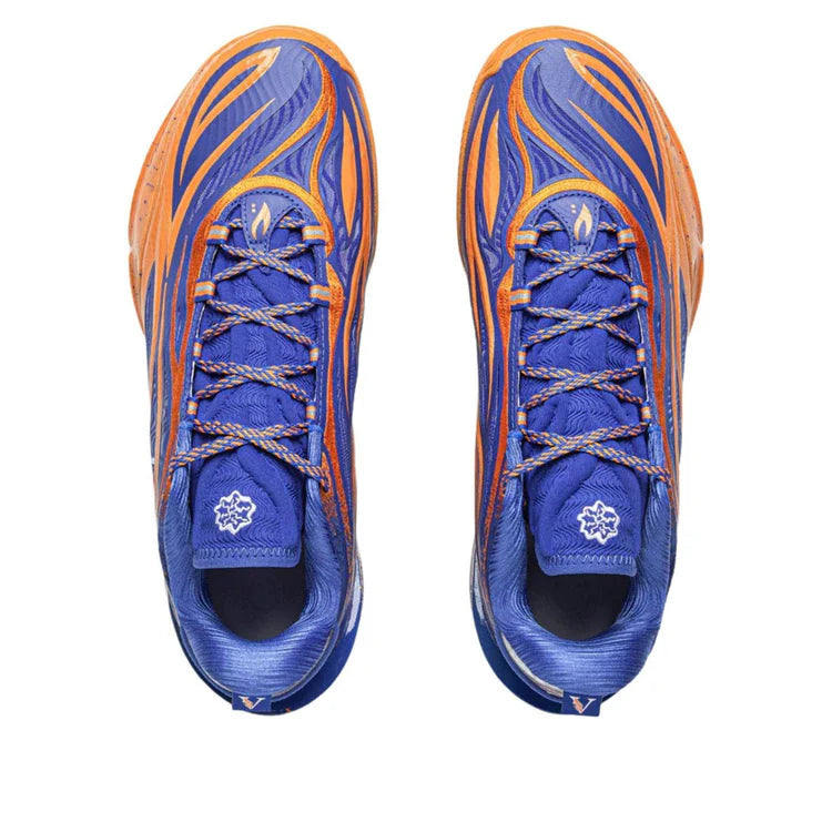 Li-Ning Wade 808 5 Ultra V2 'Jay Flow' - Basketball Shoes Blue Orange  vjsneaker.com