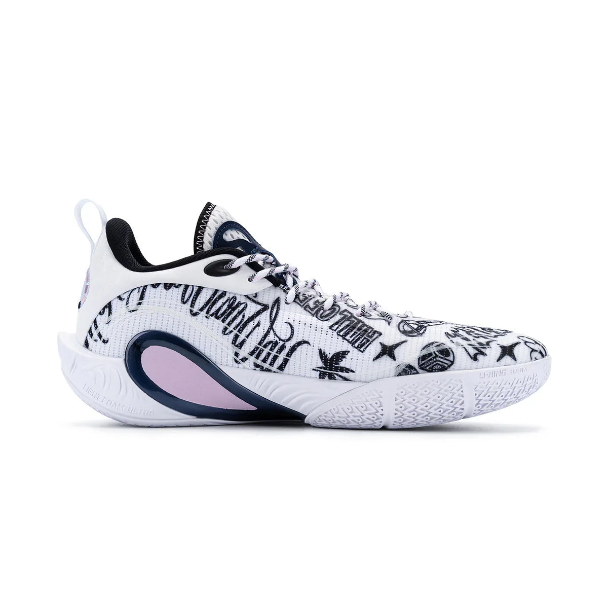 Li-Ning Wade DLO 1 "Jay Flow" ABPV009-18 - D'Angelo Russell Basketball Shoe Unisex White Blue