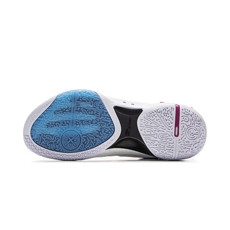 Li-Ning Wade Shadow 6 V2 ‘South Beach’ - Men's Basketball Shoes White/Black  vjsneaker.com