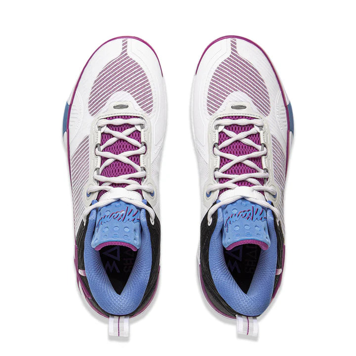 Li-Ning Wade Shadow 6 V2 ‘South Beach’ - Men's Basketball Shoes White/Black  vjsneaker.com