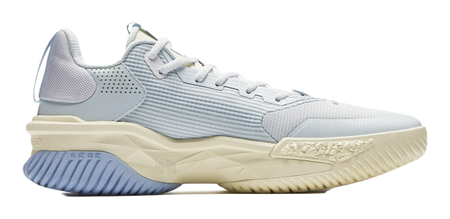 ANTA Airspace 5 Basketball Shoes Mens Low top Light Mist Gray/Anta White  vjsneaker.com