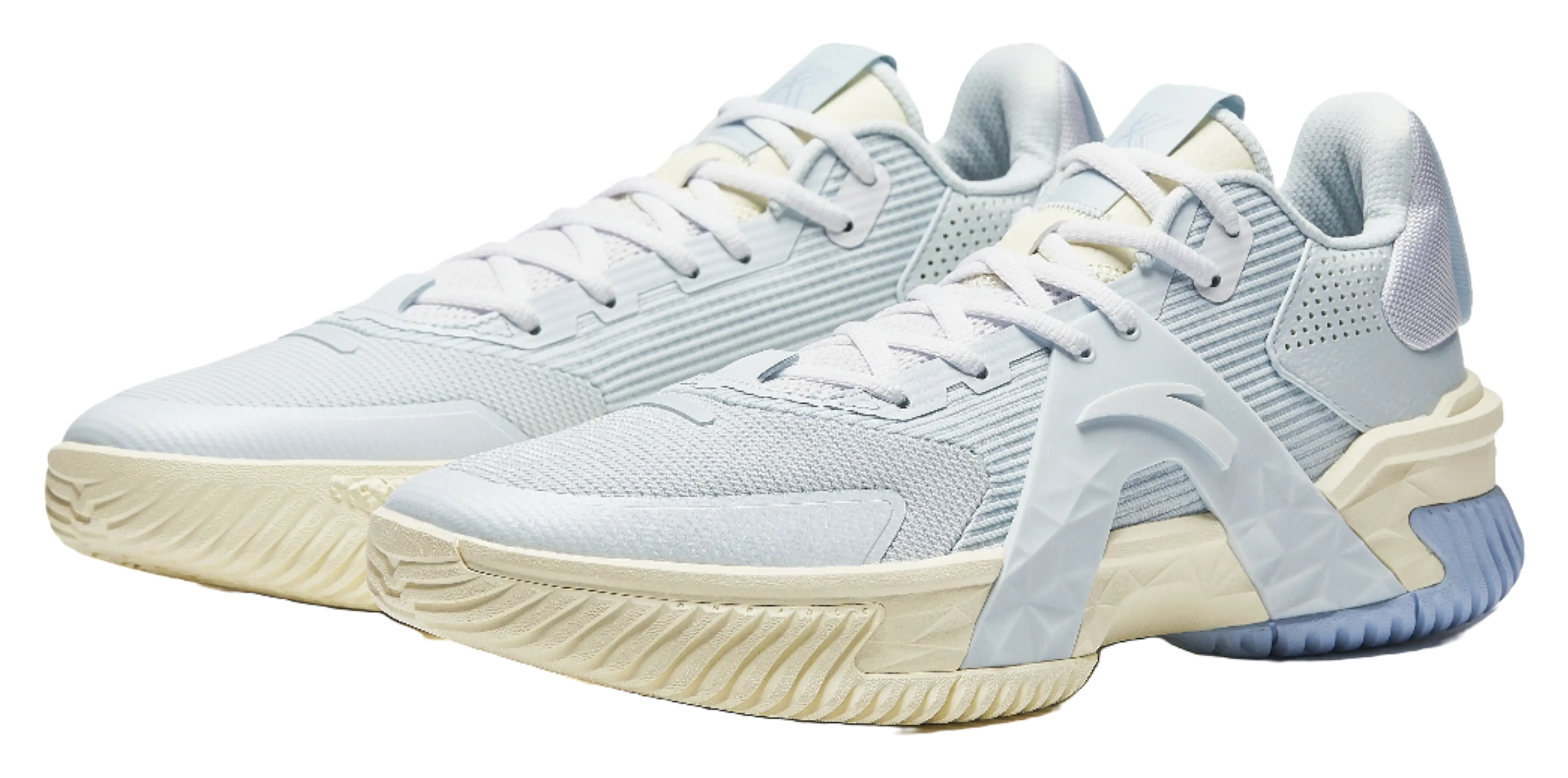 ANTA Airspace 5 Basketball Shoes Mens Low top Light Mist Gray/Anta White  vjsneaker.com