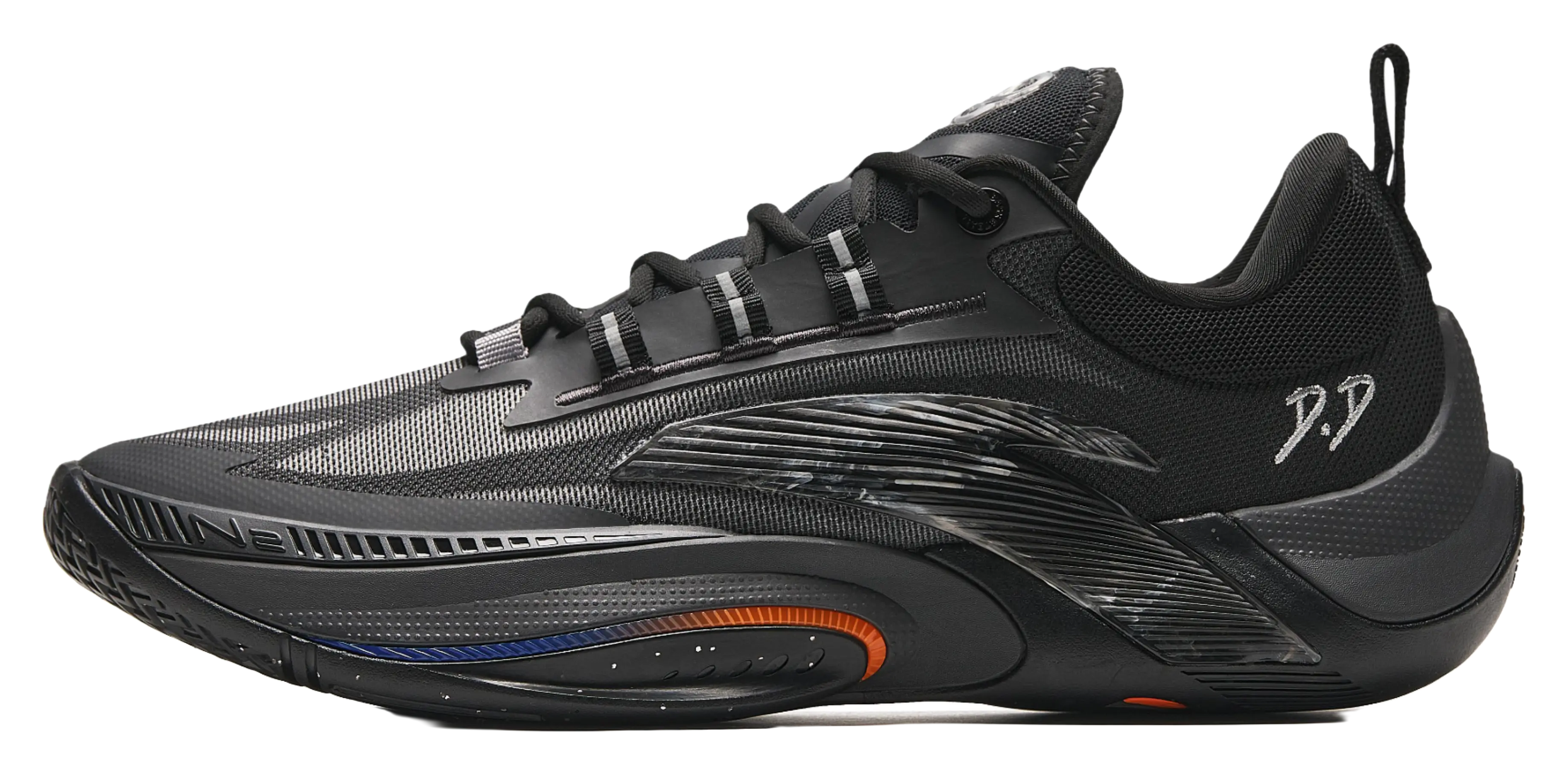 ANTA Instant Zap 1 Black Orange Blue  vjsneaker.com