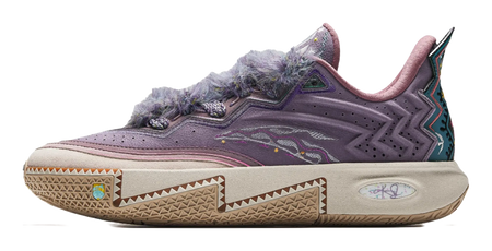 ANTA KAI 2 "Artist On Court" - Basketball Shoes Mens Gray Purple Blue  vjsneaker.com