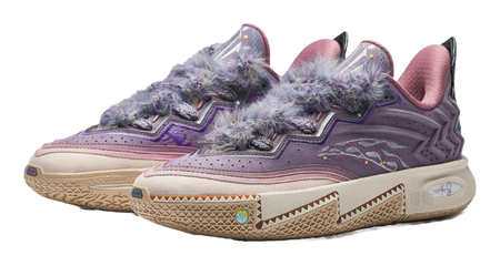 ANTA KAI 2 "Artist On Court" - Basketball Shoes Mens Gray Purple Blue  vjsneaker.com