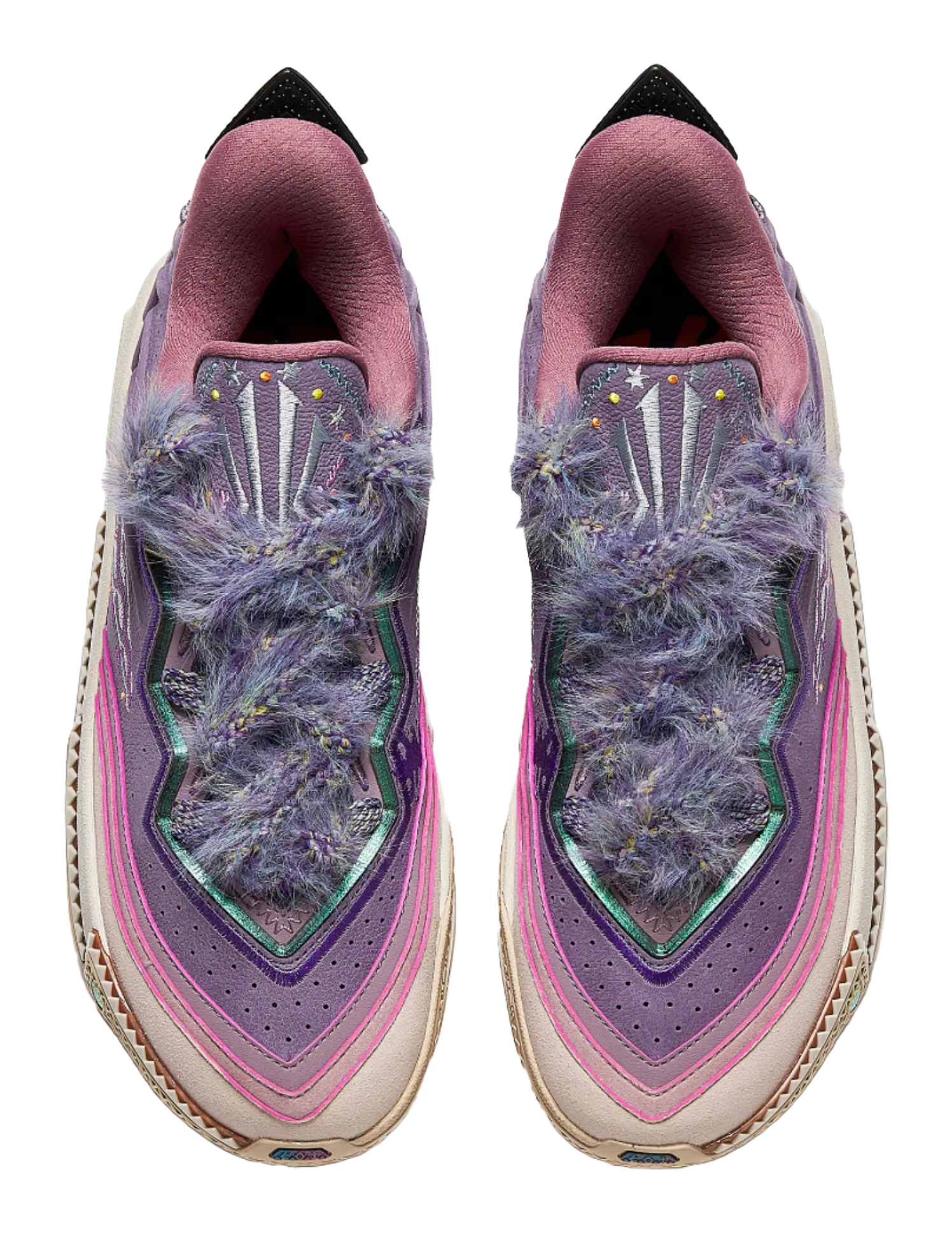 ANTA KAI 2 "Artist On Court" - Basketball Shoes Mens Gray Purple Blue  vjsneaker.com