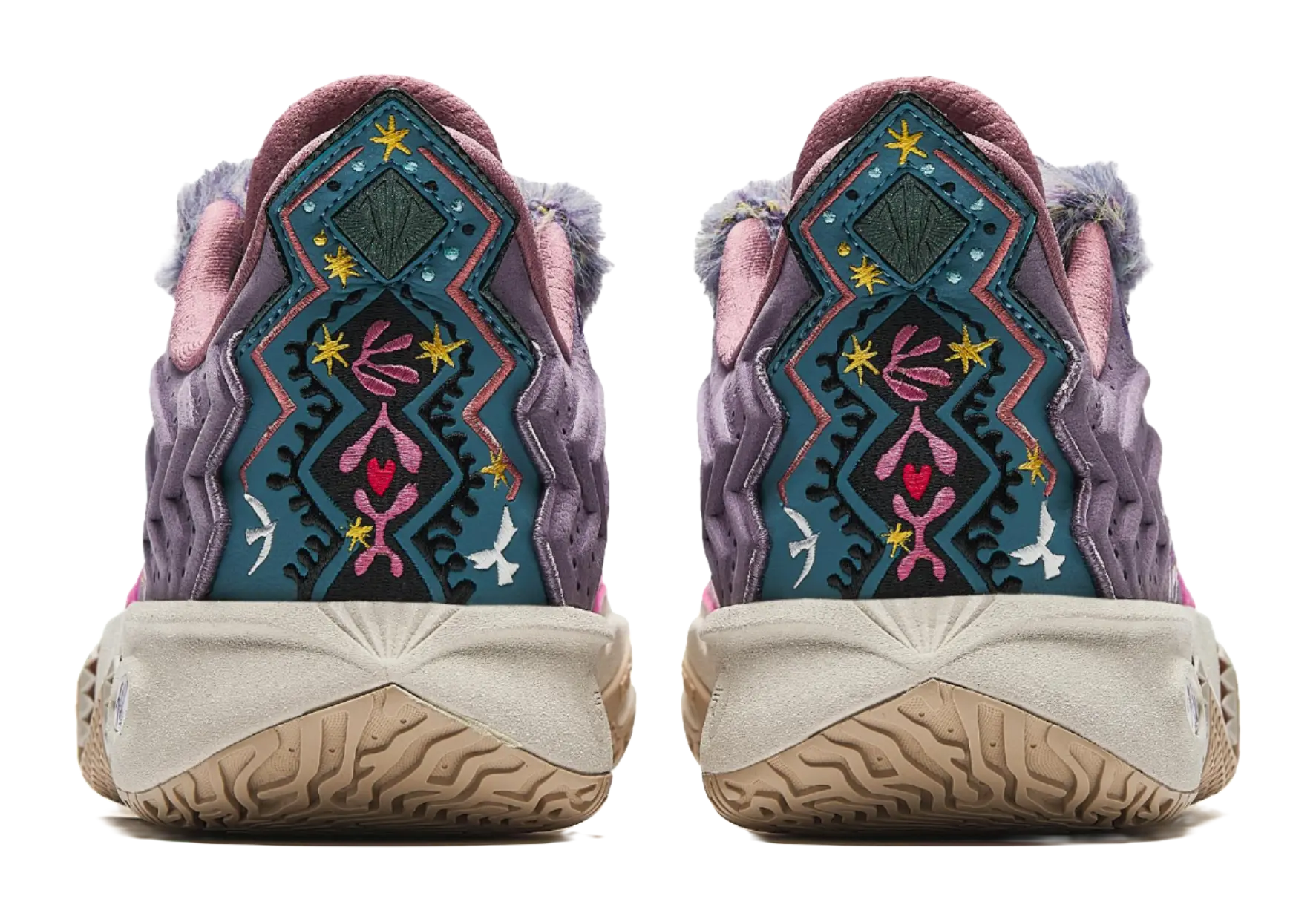 ANTA KAI 2 "Artist On Court" - Basketball Shoes Mens Gray Purple Blue  vjsneaker.com