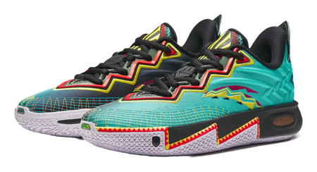 ANTA KAI 2 'Memorize' - Basketball Shoes Mens Green Black Blue  VJSNEAKER