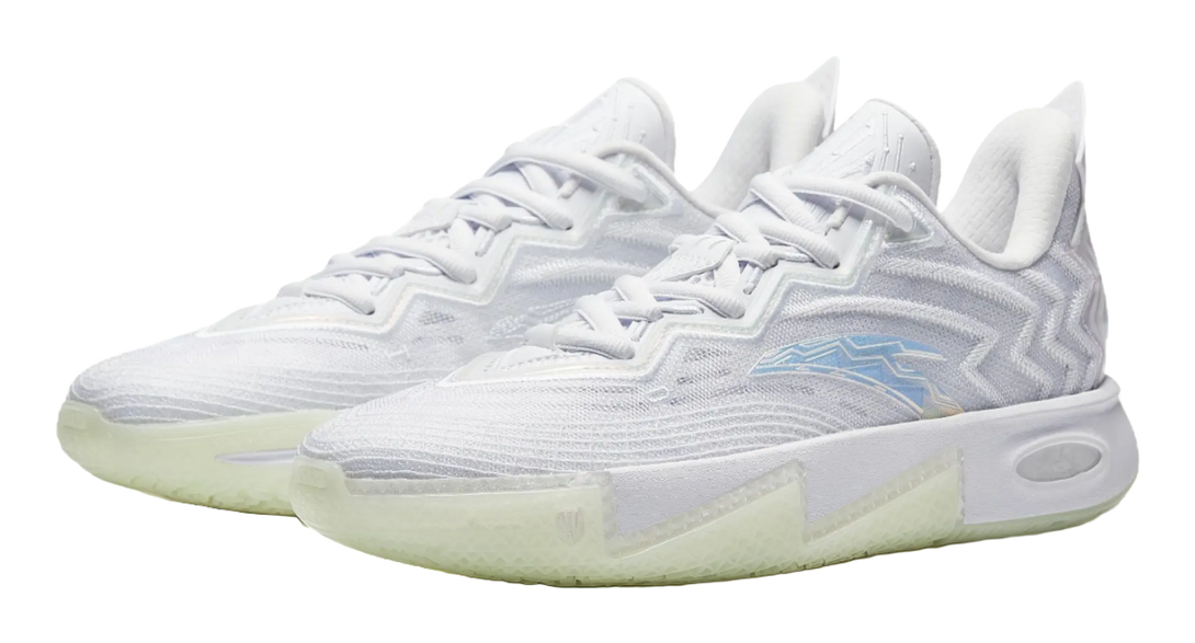 ANTA KAI 2 ‘White Ghost’ - White Low Top Basketball Shoes for Men 
