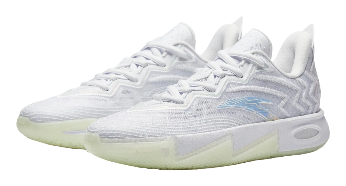 ANTA KAI 2 ‘White Ghost’ - White Low Top Basketball Shoes for Men 