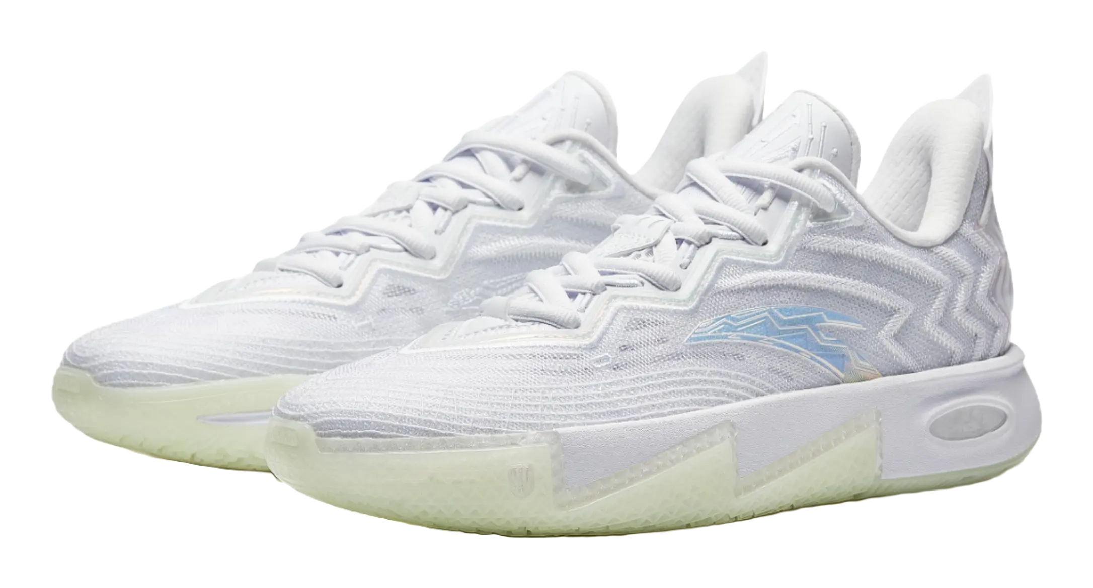 ANTA KAI 2 ‘White Ghost’ - White Low Top Basketball Shoes for Men 