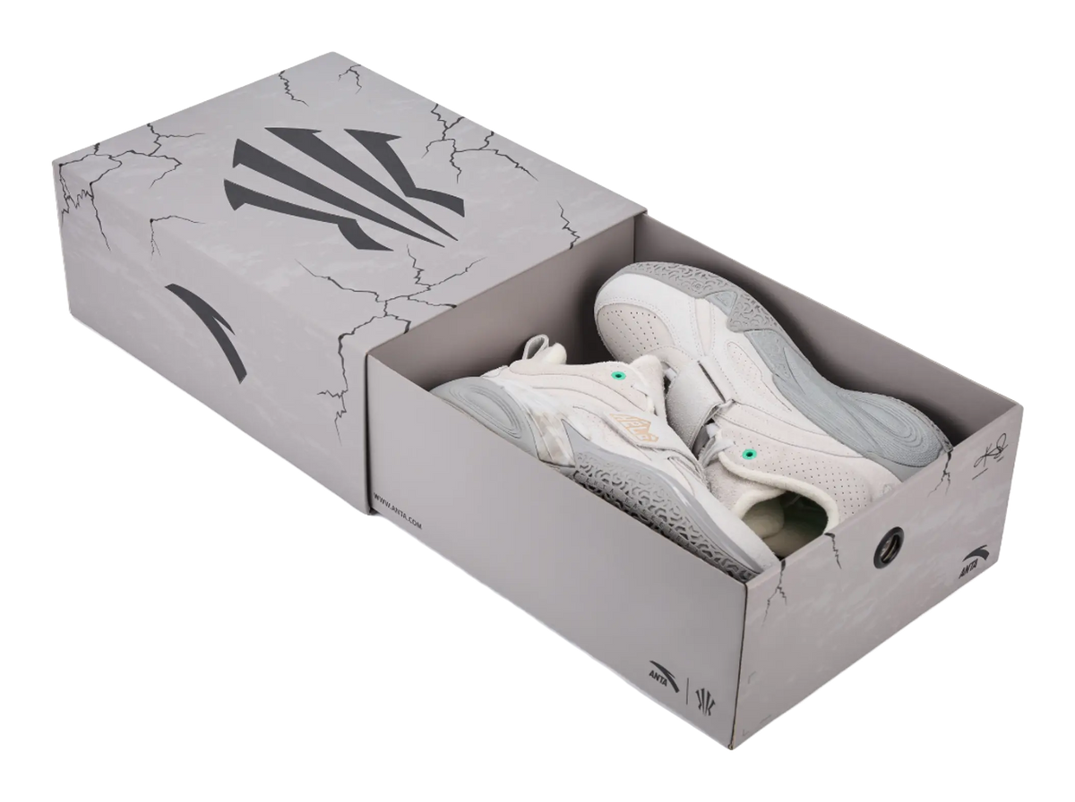 ANTA Kai 1 Kyrie Irving "Grey Rock" "Mountain Stone Grey"  vjsneaker.com