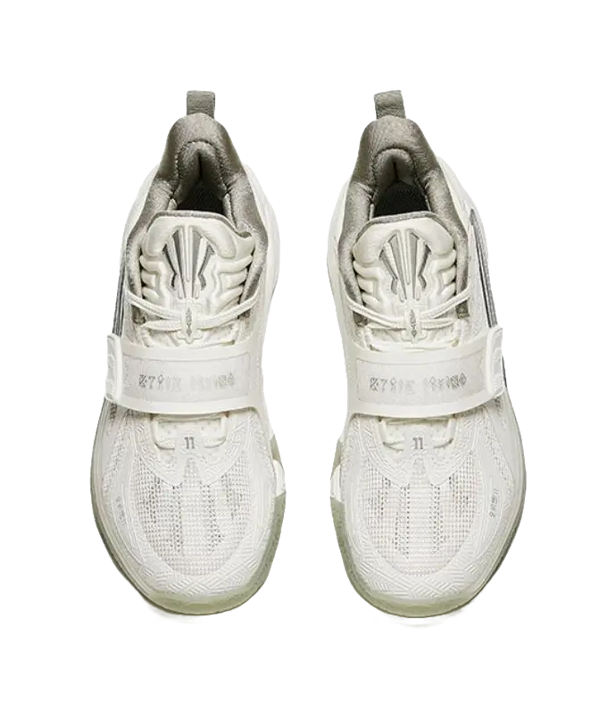 ANTA Kids' KAI 1 Kyrie Irving "White Ghost" - Children's Basketball Shoes White Silver Unisex  vjsneaker.com