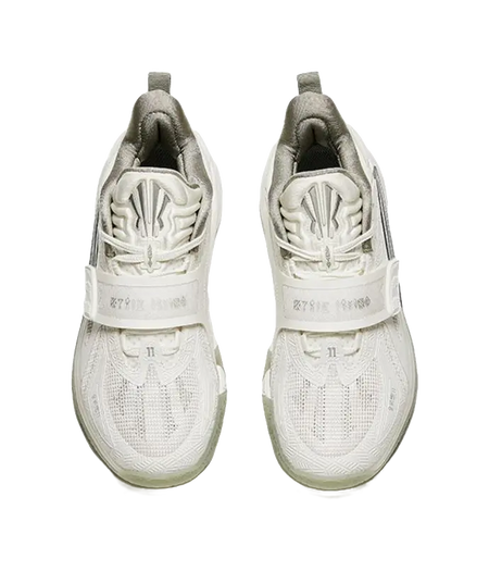 ANTA Kids' KAI 1 Kyrie Irving "White Ghost" - Children's Basketball Shoes White Silver Unisex  vjsneaker.com