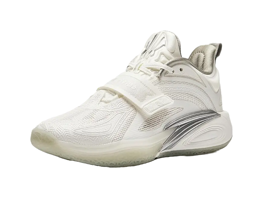 ANTA Kids' KAI 1 Kyrie Irving "White Ghost" - Children's Basketball Shoes White Silver Unisex  vjsneaker.com