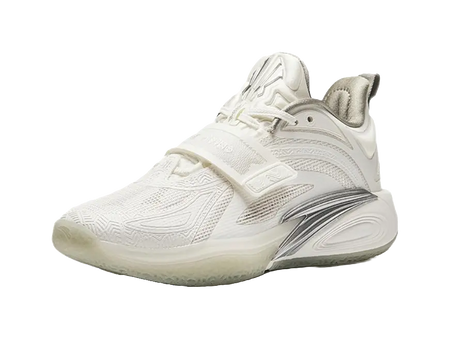 ANTA Kids' KAI 1 Kyrie Irving "White Ghost" - Children's Basketball Shoes White Silver Unisex  vjsneaker.com