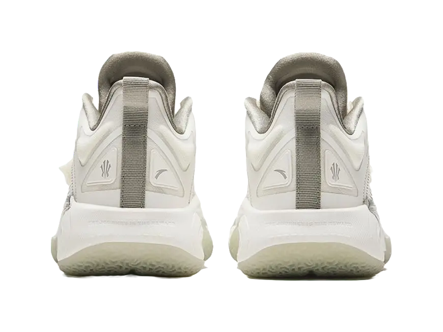 ANTA Kids' KAI 1 Kyrie Irving "White Ghost" - Children's Basketball Shoes White Silver Unisex  vjsneaker.com