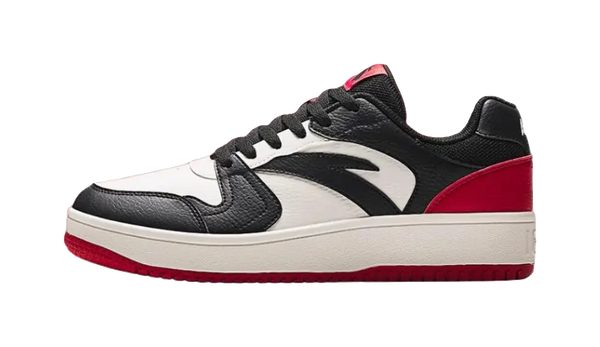 ANTA Little Zero Feeling Skateboard Shoes Men's Low top Ivory White/Black/University Red 