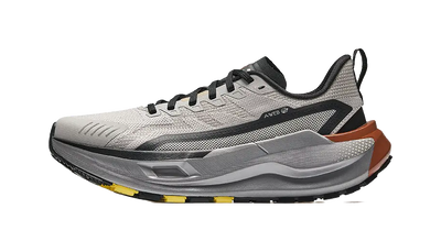 ANTA Men's Low-Top Outdoor Shoes - Cushioned Wear-Resistant & Rebound Gray Black 