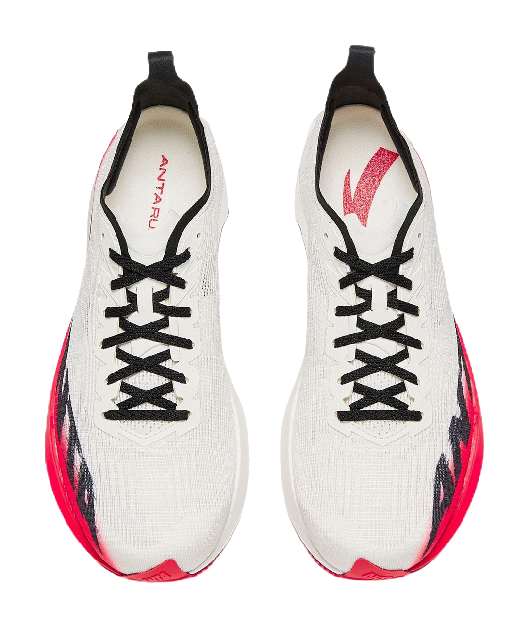 ANTA Plastic Avant Garde SPEED Running Shoes Men's Low top Ivory White/Fiery Red/Basic Black 