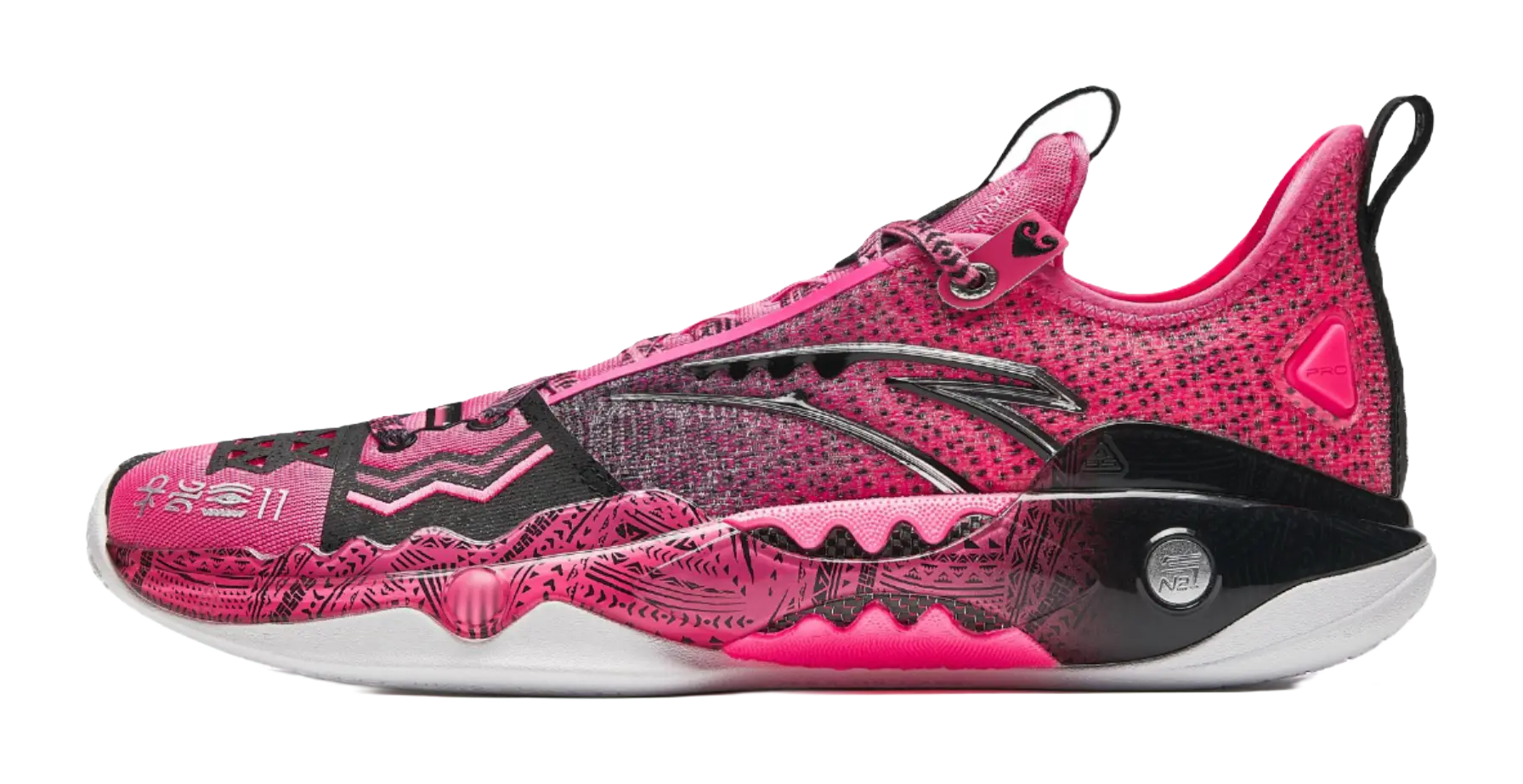 ANTA Shock Wave 5 Pro Kyrie Irving "520" - Pink Black  vjsneaker.com
