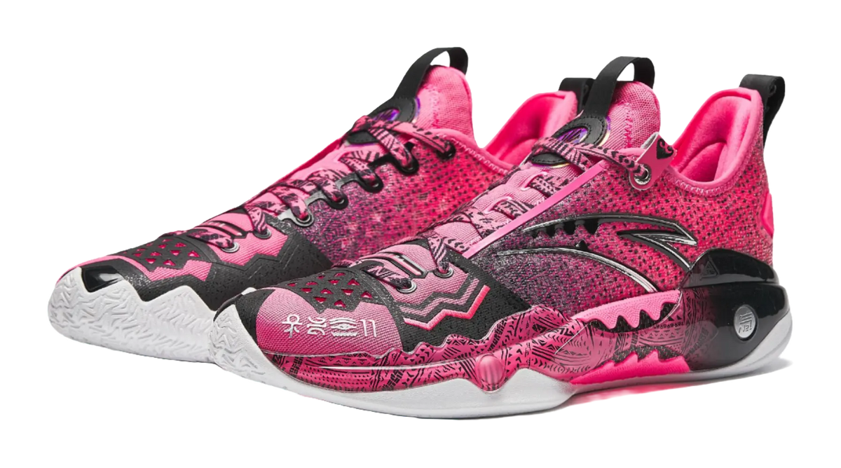 ANTA Shock Wave 5 Pro Kyrie Irving "520" - Pink Black  vjsneaker.com