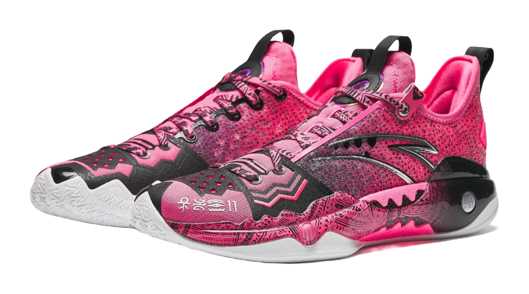 ANTA Shock Wave 5 Pro Kyrie Irving "520" - Pink Black  vjsneaker.com