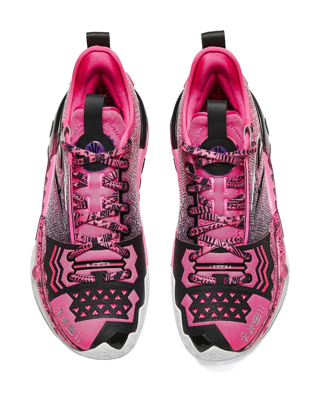 ANTA Shock Wave 5 Pro Kyrie Irving "520" - Pink Black  vjsneaker.com