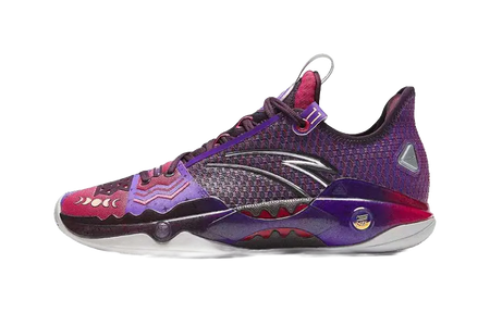 Anta Shock Wave 5 Pro "Moon" 112411111S-1 - Basketball Shoes Men Purple Red