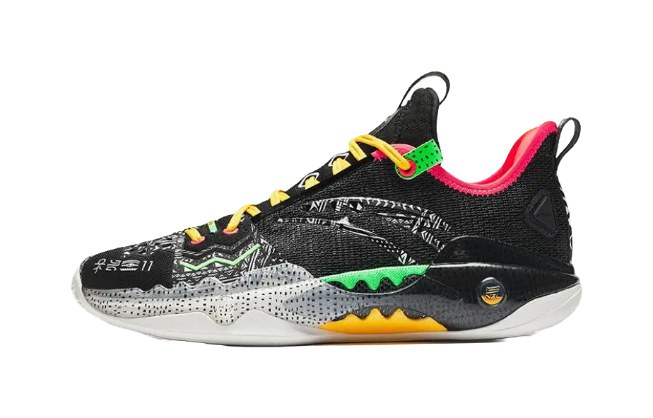 ANTA Shock Wave 5 Pro Kyrie Irving "Speed" - Black Green  vjsneaker.com