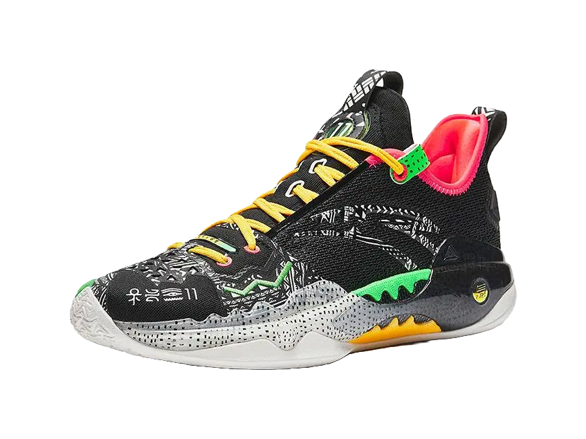 ANTA Shock Wave 5 Pro Kyrie Irving "Speed" - Black Green  vjsneaker.com