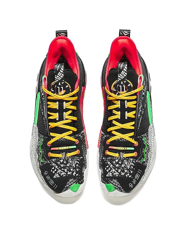 ANTA Shock Wave 5 Pro Kyrie Irving "Speed" - Black Green  vjsneaker.com