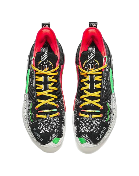 ANTA Shock Wave 5 Pro Kyrie Irving "Speed" - Black Green  vjsneaker.com