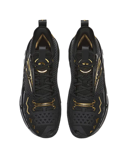 ANTA Shock Wave 5 Pro "Glory" - Basketball Shoes Men's Black Gold  VJSNEAKER