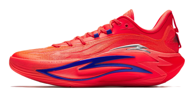 ANTA Shock Wave 7 Lava - Basketball Shoes for Men Red 