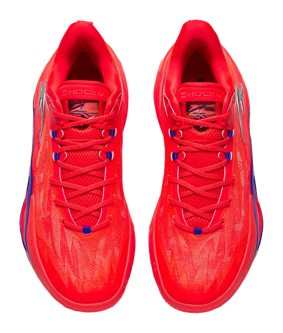 ANTA Shock Wave 7 Lava - Basketball Shoes for Men Red 