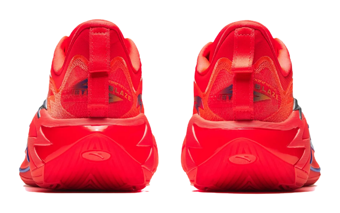 ANTA Shock Wave 7 Lava - Basketball Shoes for Men Red 