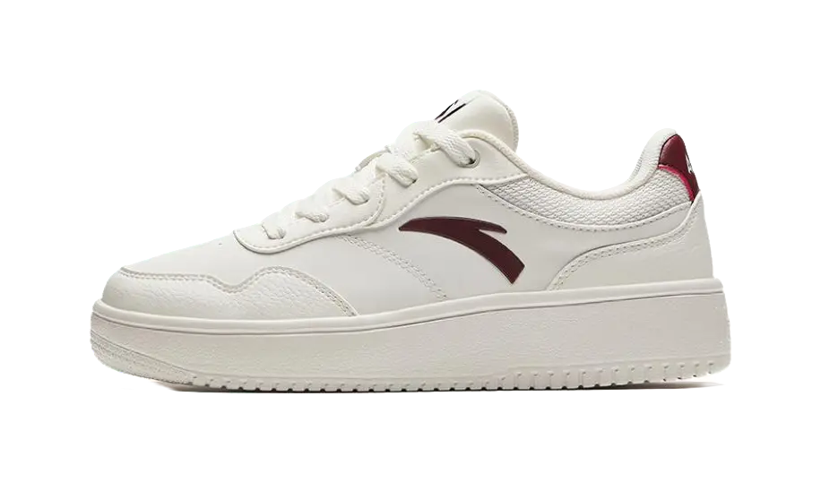 ANTA Skateboarding Series Sneakers 'White Red' Women's 