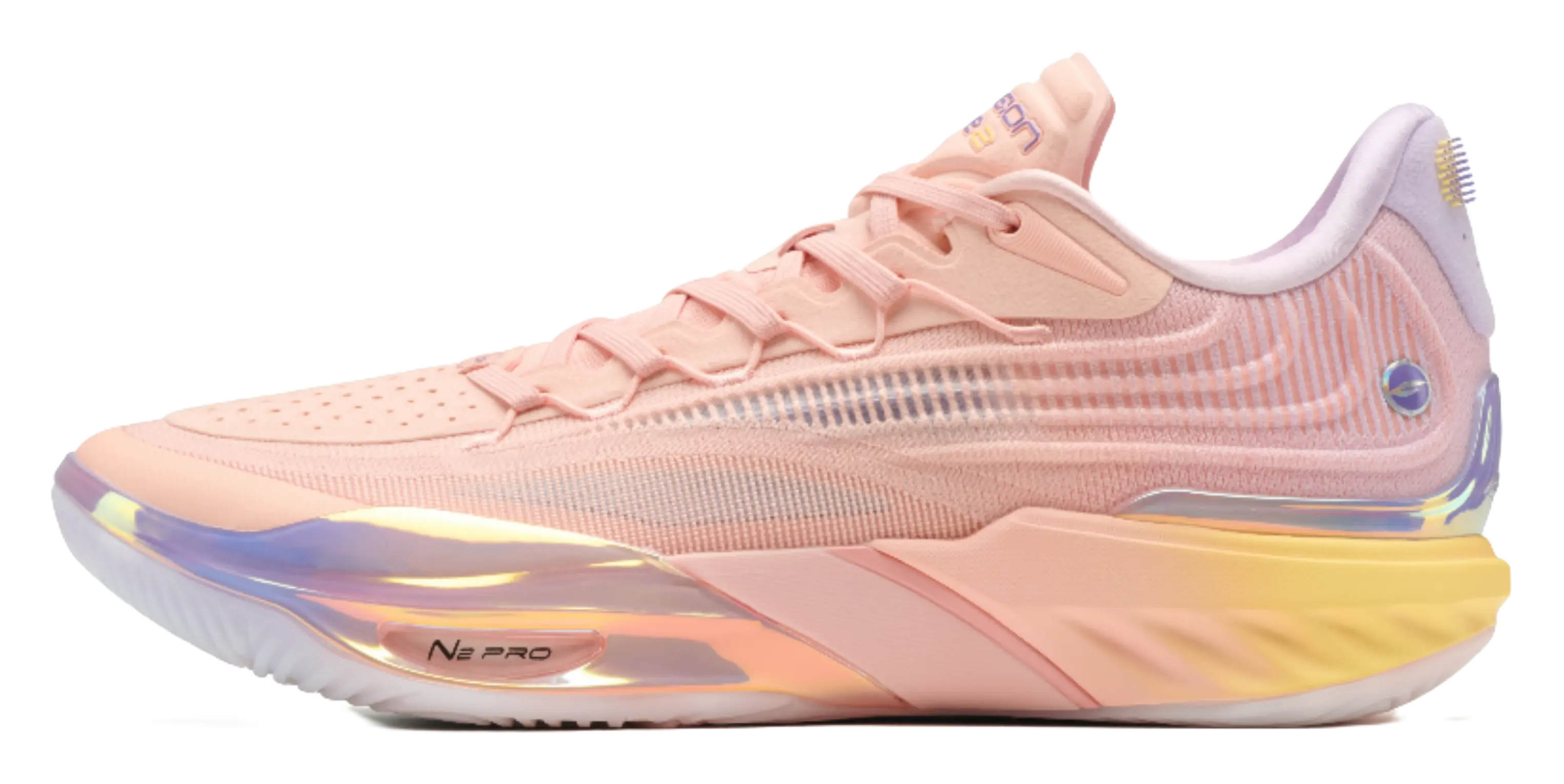 ANTA Sneakerverse SV Eclosion Type 2 - Basketball Shoes Pink Lavender Yellow  VJSNEAKER