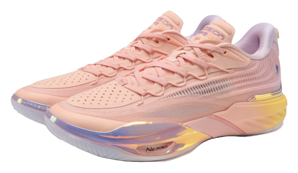 ANTA Sneakerverse SV Eclosion Type 2 - Basketball Shoes Pink Lavender Yellow  VJSNEAKER